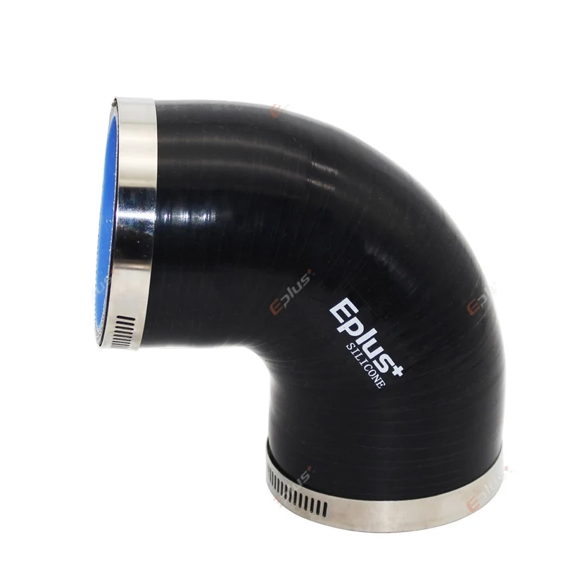 Coude Silicone Universel 90° Noir