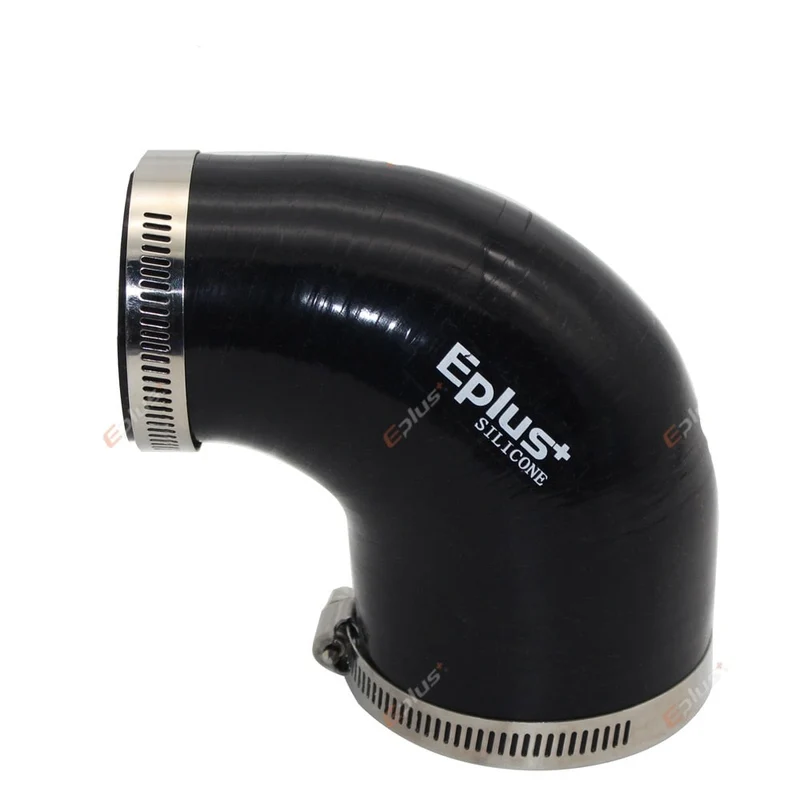 Coude Silicone Universel 90° Noir