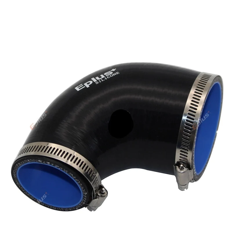 Coude Silicone Universel 90° Noir