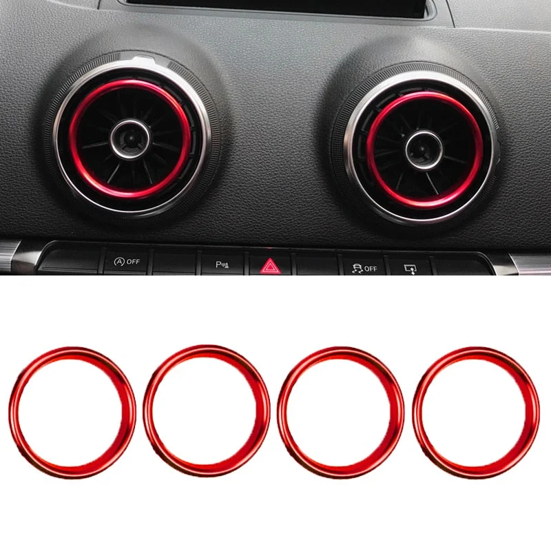 Cercles Aération Alu Audi A3 S3 RS3 8V