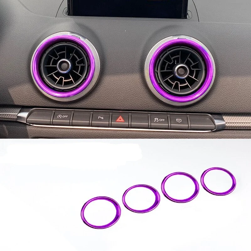 Cercles Aération Alu Audi A3 S3 RS3 8V