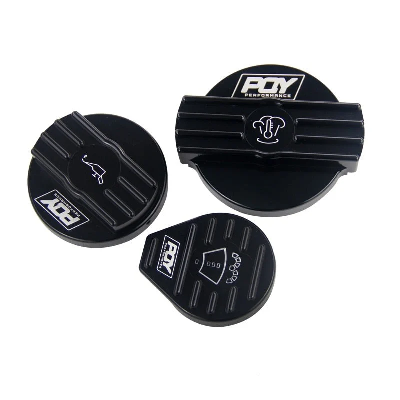 Bouchons Moteur Noirs VW Golf 6 GTI R Scirocco