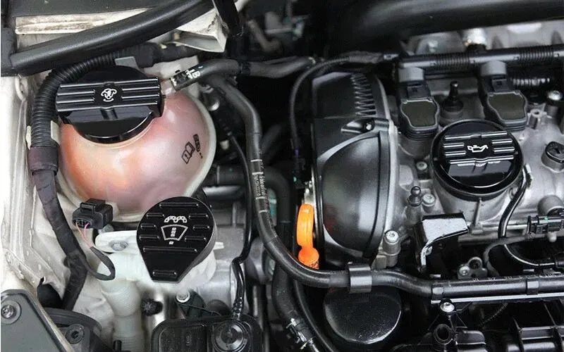 Bouchons Moteur Noirs VW Golf 6 GTI R Scirocco