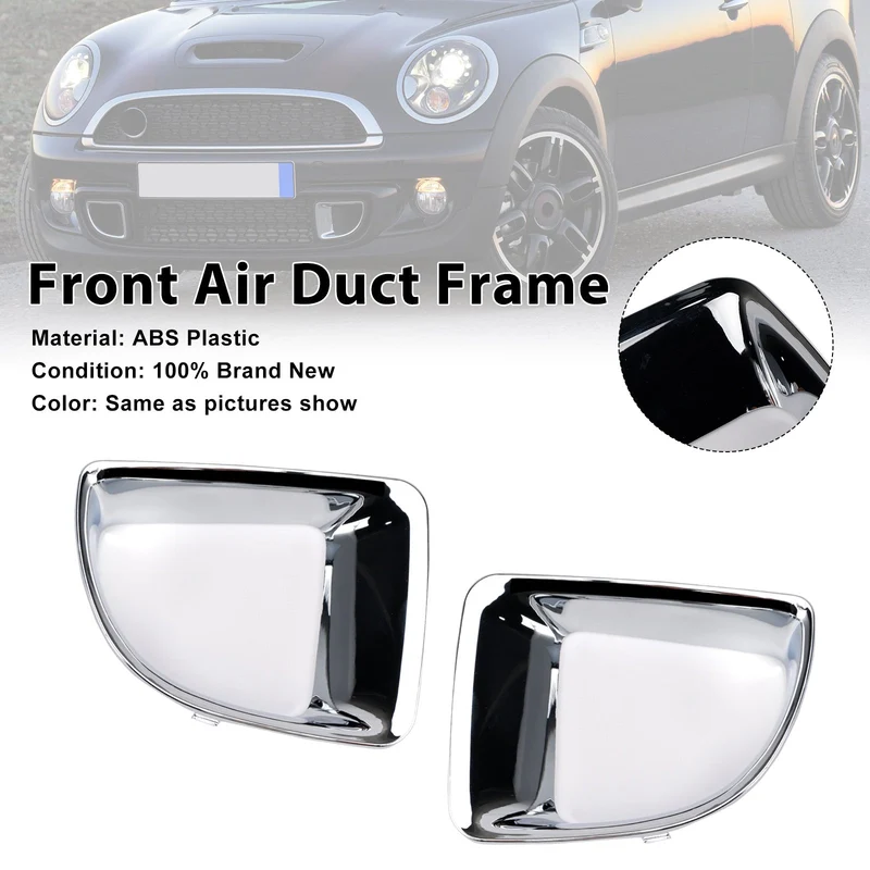 Cadre Conduit Air Chrome Mini R55 R56 R57 R58 R59 JCW S