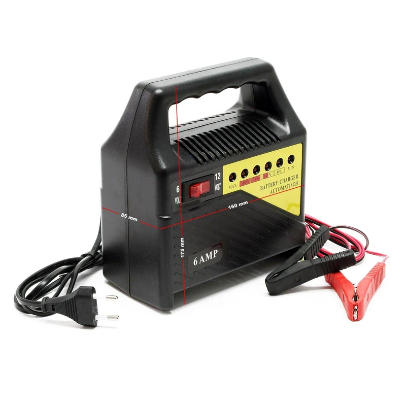 Chargeur Batterie Auto 6V 12V 6A Voiture Moto