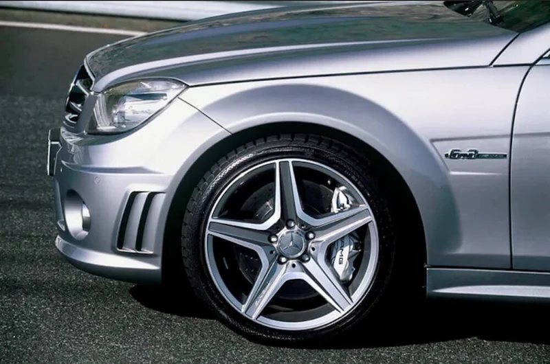 4x Centres de Roues Mercedes Silver 75mm