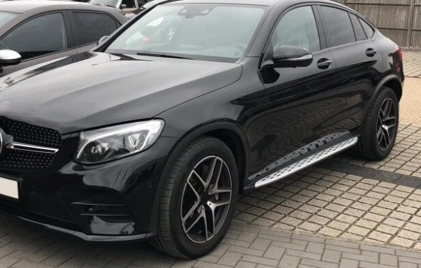 2x Marches Pieds Mercedes GLC X253 C253 Aluminium 2015-2018