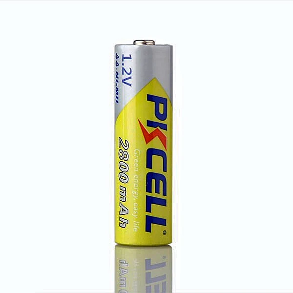 PKCELL 4-PACK (AA) 1.2V 2800MAH RECHARGEABLE NIMH BATTERY