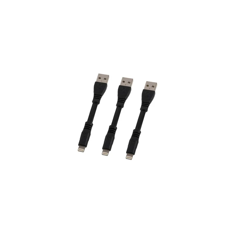Three Pack USB to Lightning 4-Inch Cable