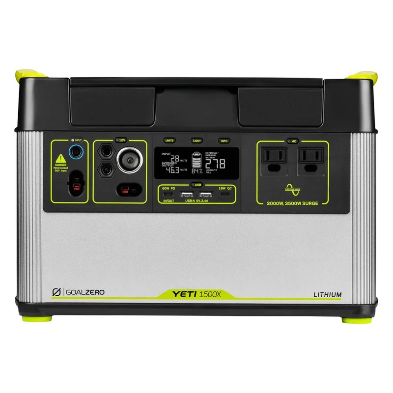 Yeti 1500X + Ranger 300 BC Solar Generator