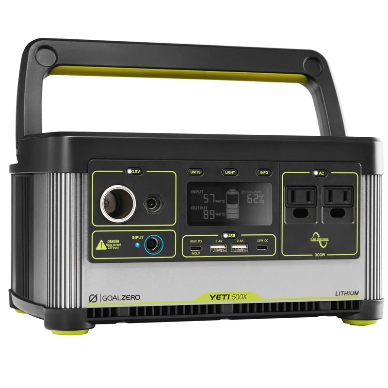 Yeti 500X + Nomad 100 Solar Generator