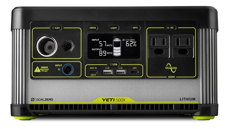 Yeti 500X + Nomad 100 Solar Generator