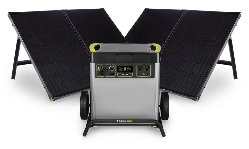 Yeti 6000X + (2) Boulder 200 BC Solar Generator