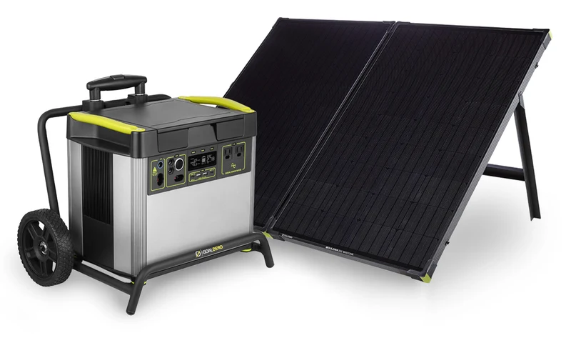 Yeti 3000X + Boulder 200 Solar Generator