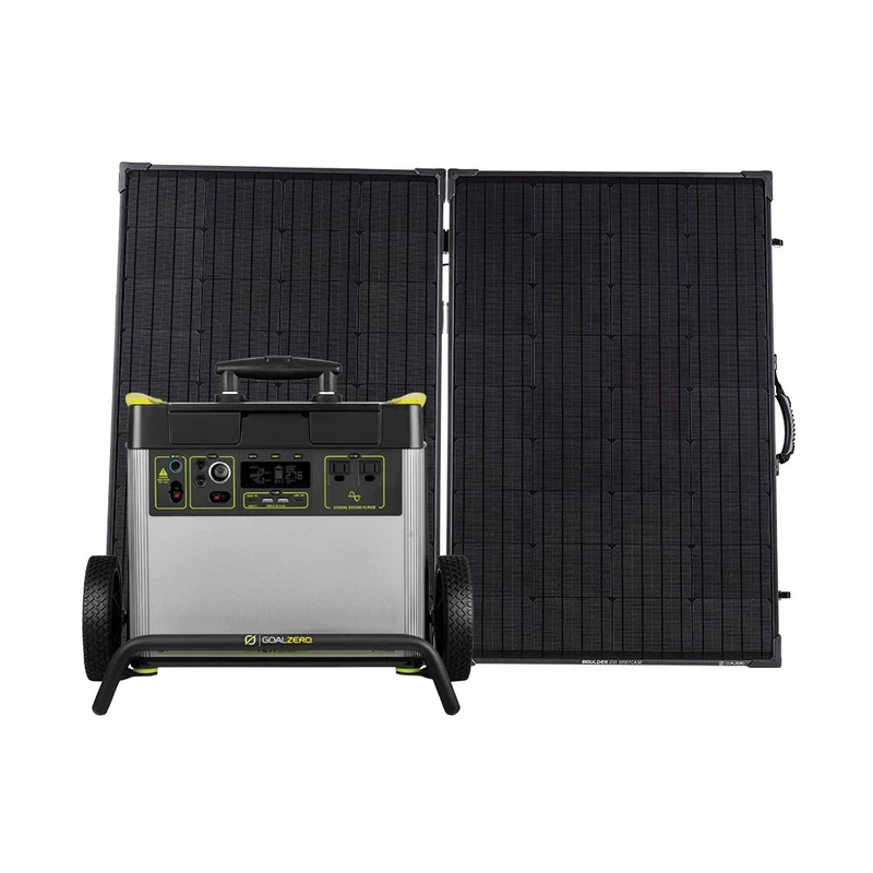 Yeti 3000X + Boulder 200 Solar Generator