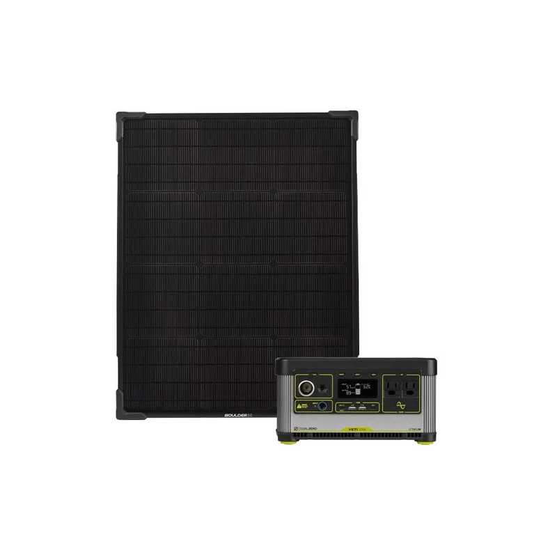 Yeti 500X + Boulder 50 Solar Generator