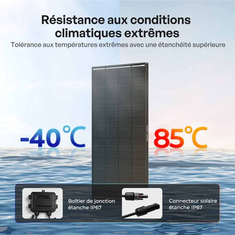 5,12 kWh Kit d'Énergie Solution | Batteries Lithium 2* 200Ah, Camping-Car & Maison