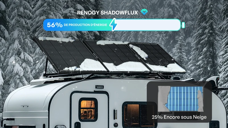 12V/24V 400W Premium Kit ShadowFlux Panneau Solaire avec Rover 40A MPPT Chargeur pour Camping-car et Off Grid