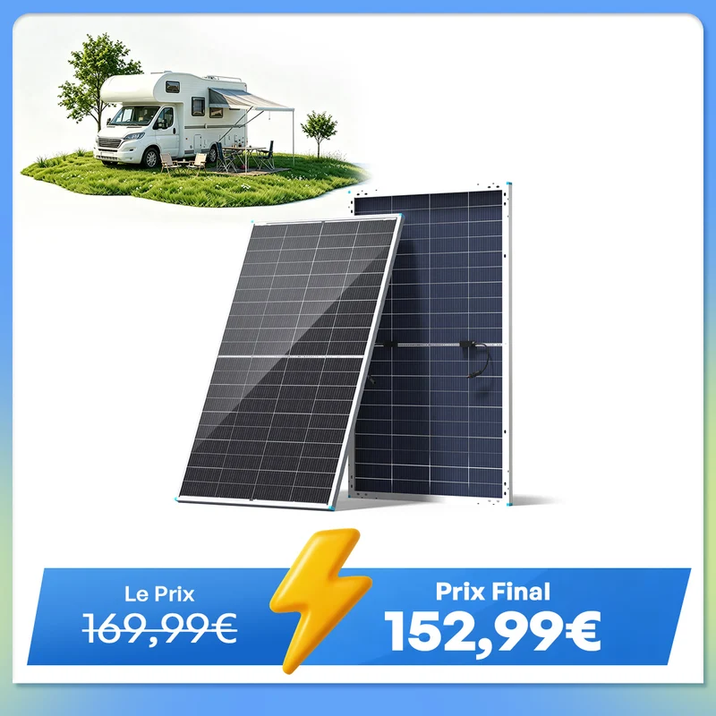 200W Panneau Solaire Bifacial N-Type