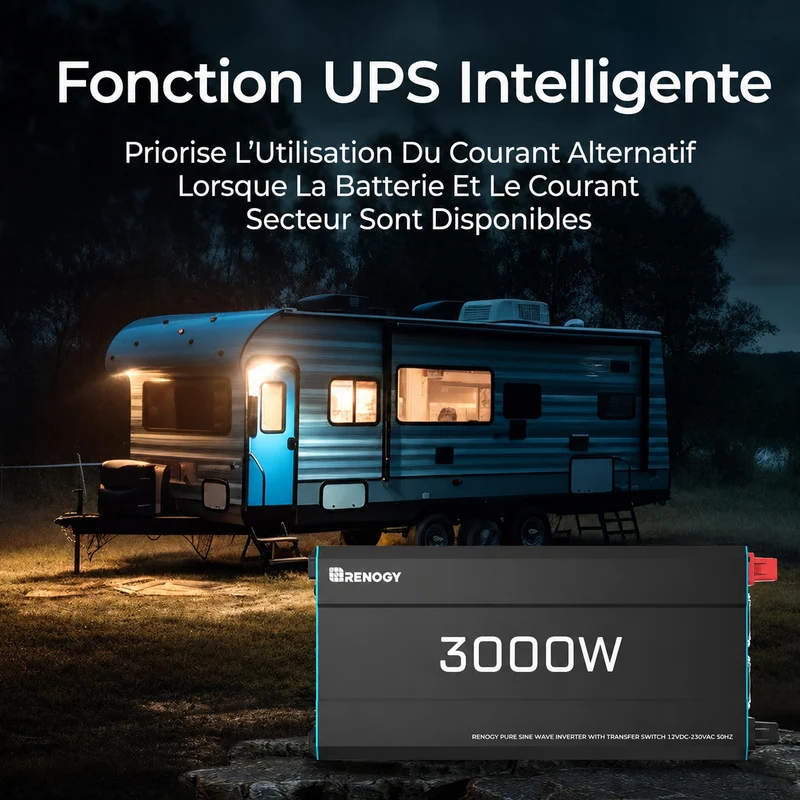 5,12Kwh Kits Système | 12,8V 2×200Ah Pro Batterie Lithium Smart, 3x200W Panneau Solaire