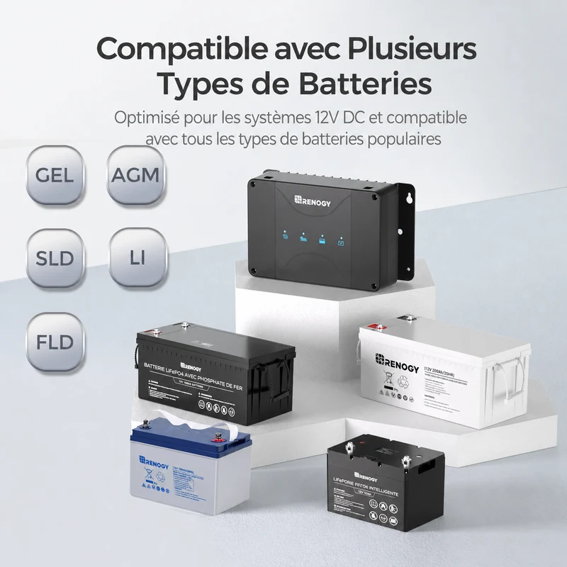 5,12Kwh Kits Système | 12,8V 2×200Ah Pro Batterie Lithium Smart, 3x200W Panneau Solaire
