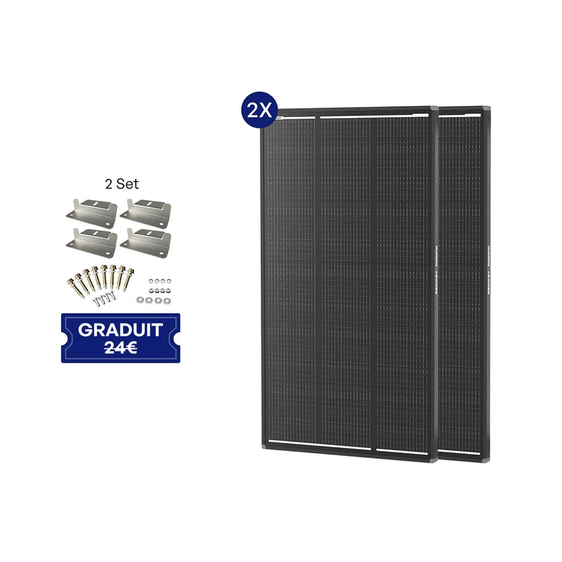 12V 120W ShadowFlux Panneau Solaire Anti-Ombrage
