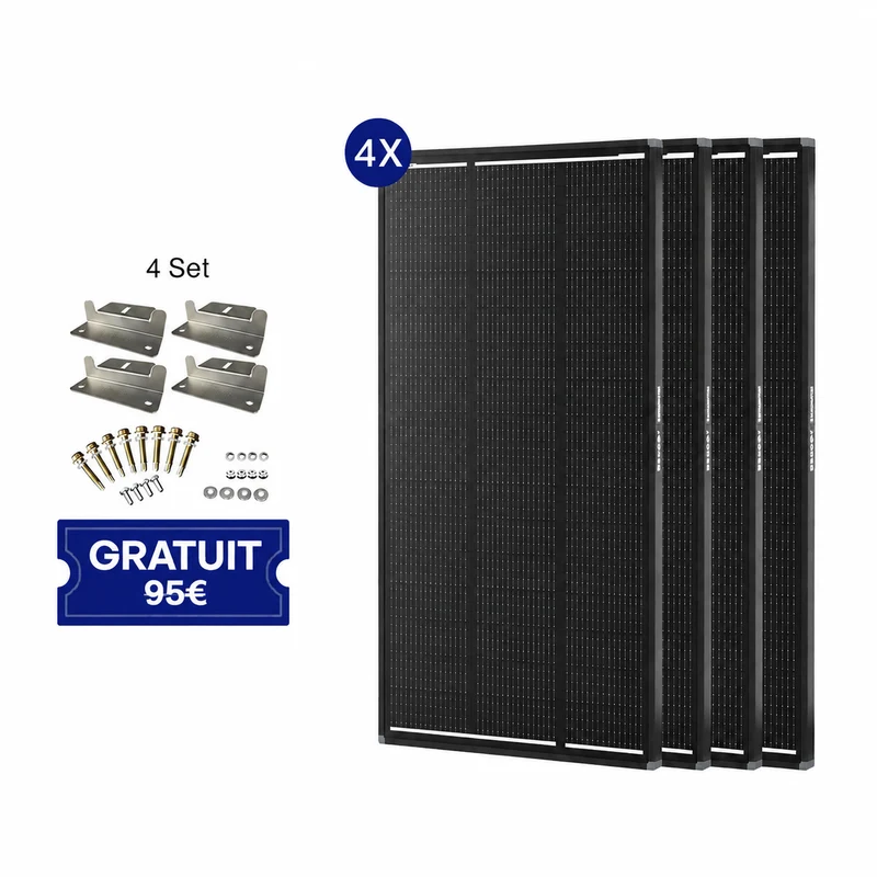 12V 120W ShadowFlux Panneau Solaire Anti-Ombrage