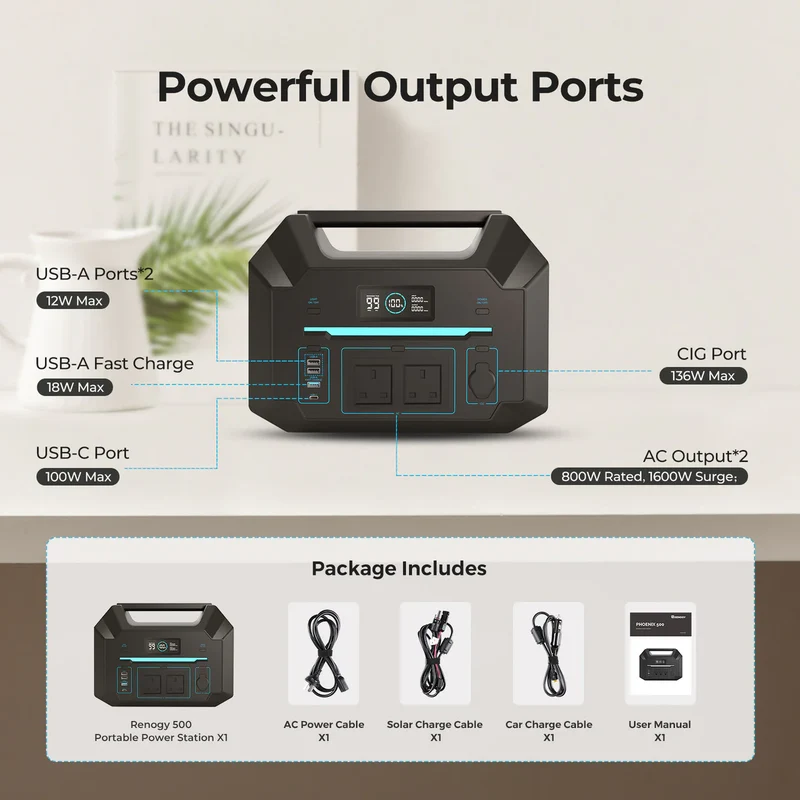 PHOENIX 500W Powerstation Portble