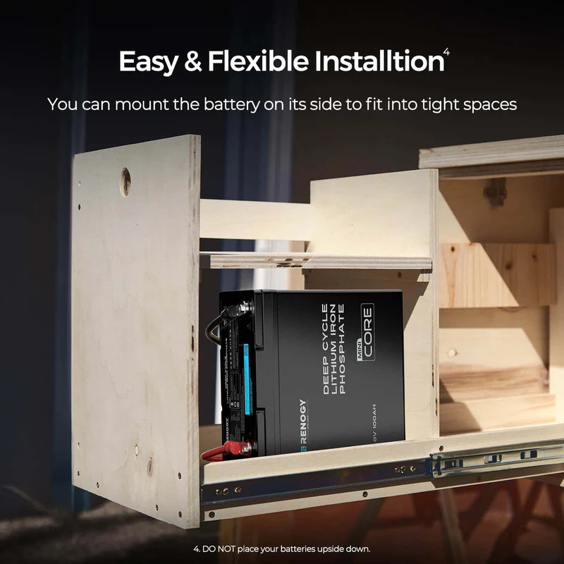 1,28kWh Kits d'Énergie Off-Grid Système | 400W Panneau Solaire, 100Ah Batterie Lithium