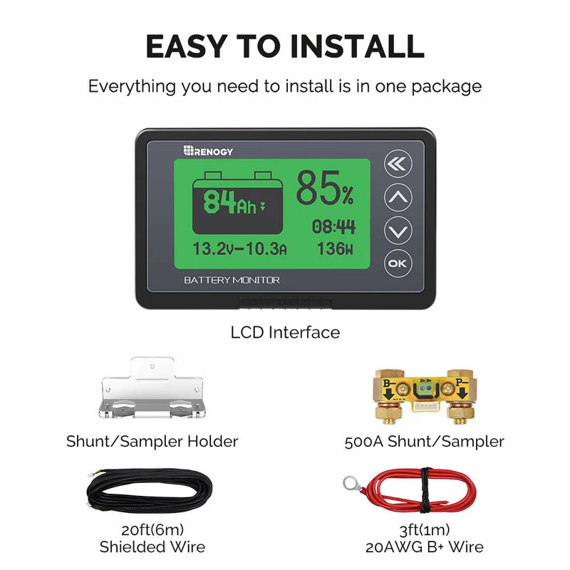 5,12 kWh Kit d'Énergie Solution | Batteries Lithium 2* 200Ah, Camping-Car & Maison