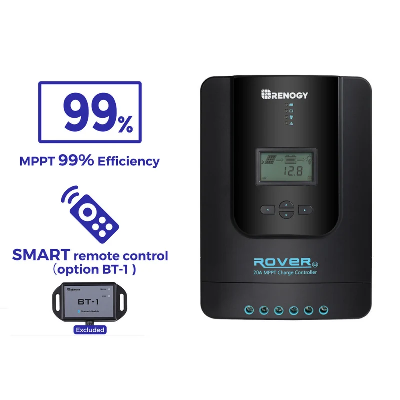 Régulateur de charge solaire MPPT Rover Li 20 A