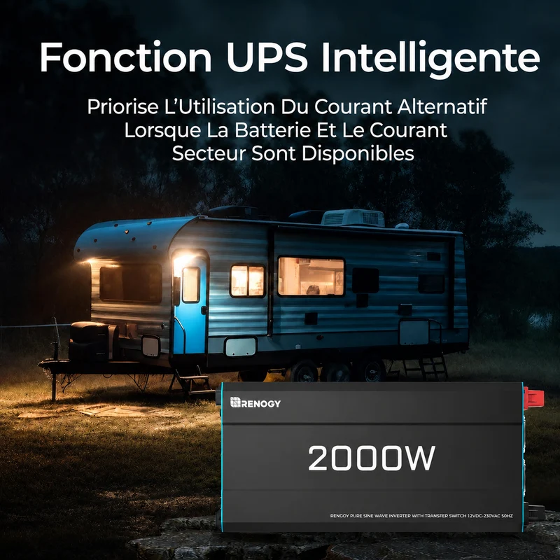 3,84 kWh Kit Énergie Camping-Car | Panneau Solaire 3x200W & 300Ah Batterie Lithium