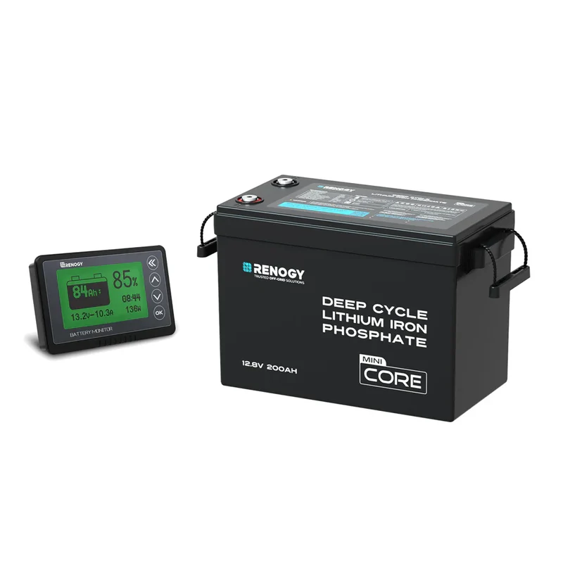 Core Mini – 12,8V 200Ah Batterie Lithium avec Protection Basse Température, Camping-Car, Off-Grid