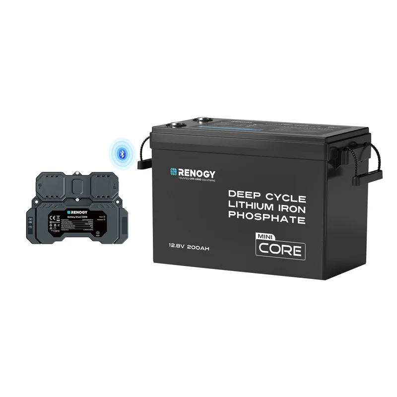 Core Mini – 12,8V 200Ah Batterie Lithium avec Protection Basse Température, Camping-Car, Off-Grid