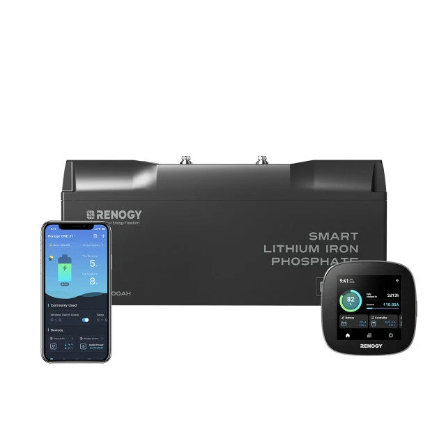 Pro - 12,8V 200Ah Batterie Lithium Smart avec Bluetooth et Auto-Chauffage