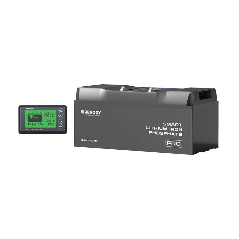 Pro - 12,8V 200Ah Batterie Lithium Smart avec Bluetooth et Auto-Chauffage