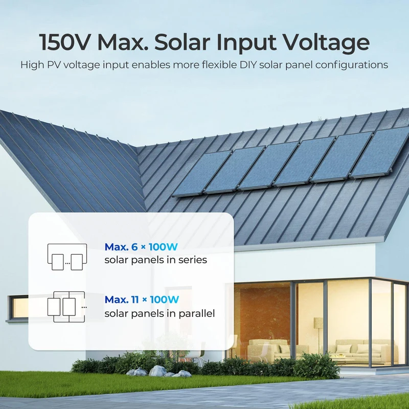 Rover Lite — Régulateur de Charge Solaire MPPT 60 A (12 V / 24 V / 36 V / 48 V)