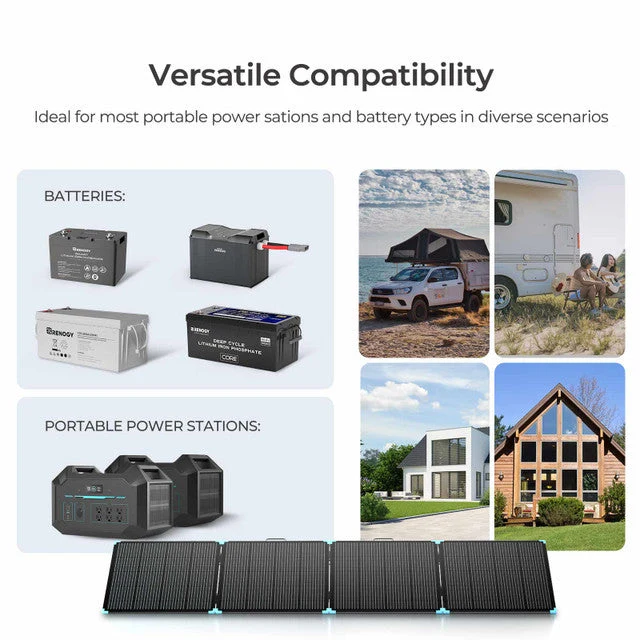 12V 400W Valise Solaire Portable - Légère et Puissante