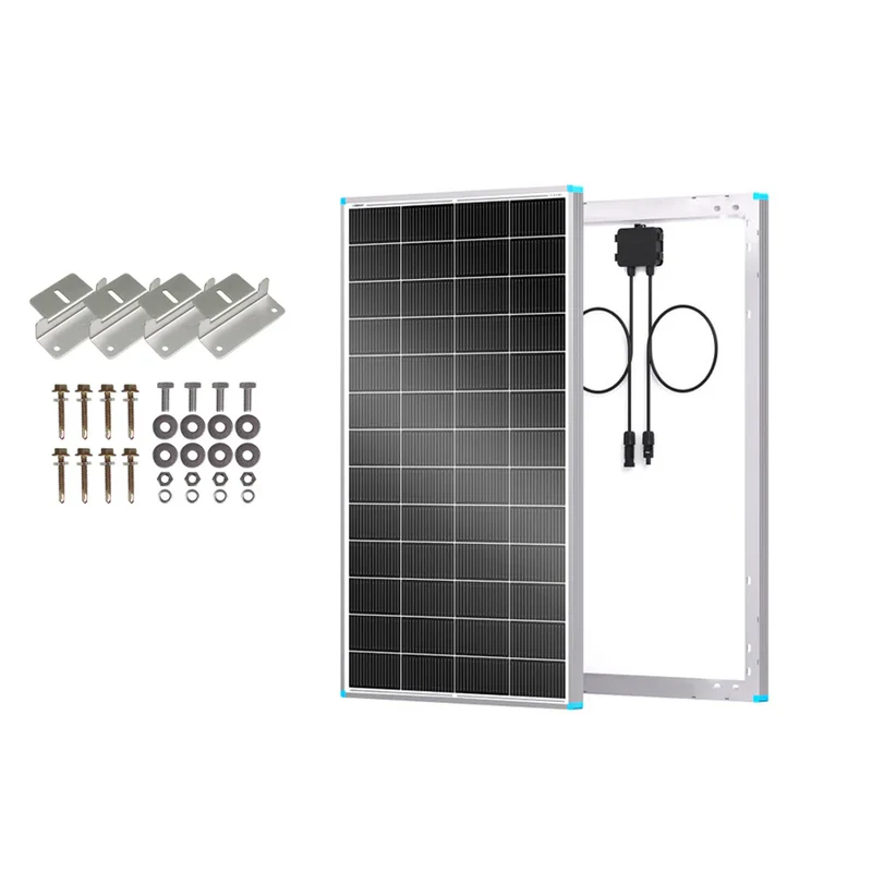 12V/24V 200W Panneau Solaire N-Type 16BB pour Camping-Car et Système Off-Grid