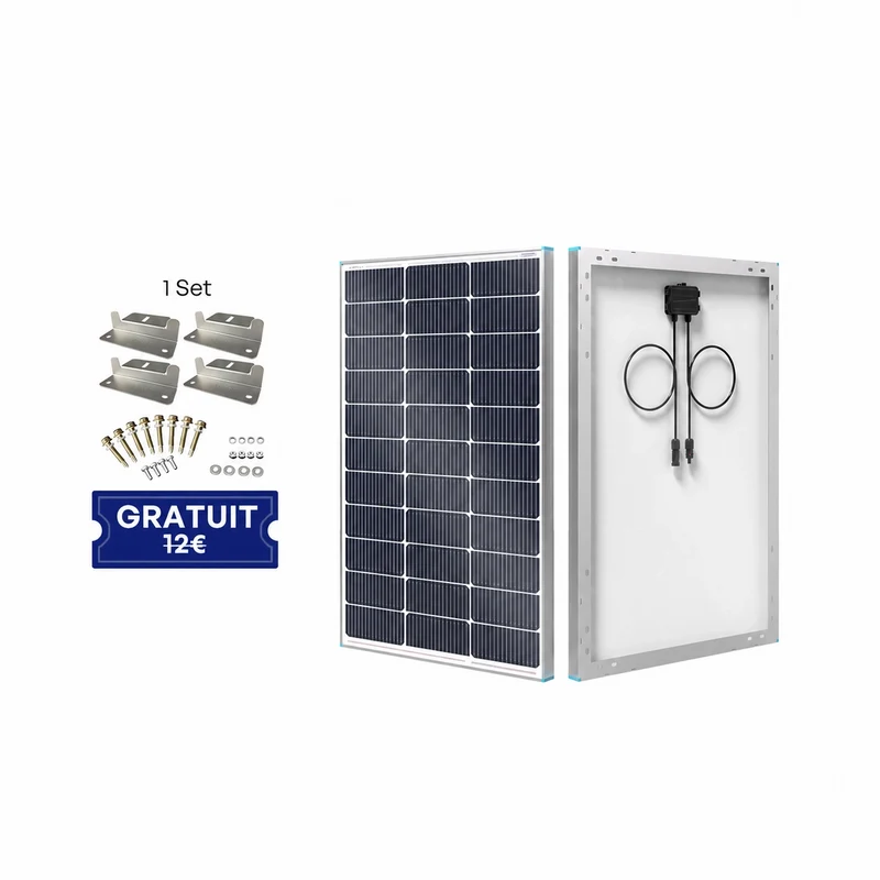 12V/24V 200W Panneau Solaire N-Type 16BB pour Camping-Car et Système Off-Grid