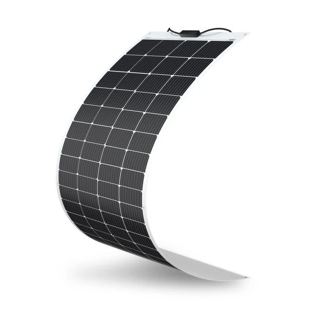12V 200W Panneau Solaire Souple Flexible Monocristallin pour Camping-Car et Bateau
