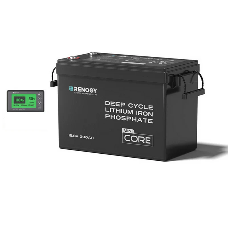 Core Mini - 12,8V 300Ah Batterie Lithium avec BMS, Puissante mais Compacte, Camping-Car, Van et Bateau
