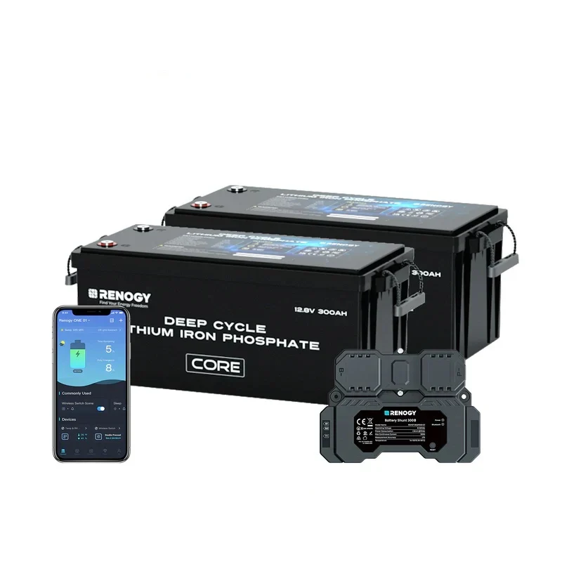 Core – 12,8V 300Ah LiFePO4 Batterie Lithium Auto-Chauffage