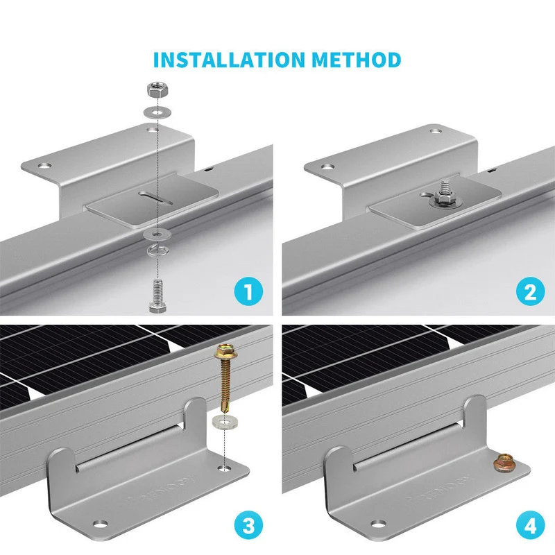 Kit de Câblage et de Montage pour Panneaux Solaires 300W
