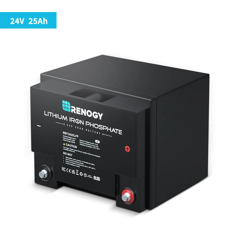 Batterie Lithium Fer Phosphate (LiFePO4) intelligente 24 V 25 Ah