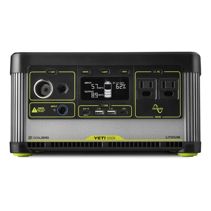 Yeti 500X + Boulder 100 BC Solar Generator