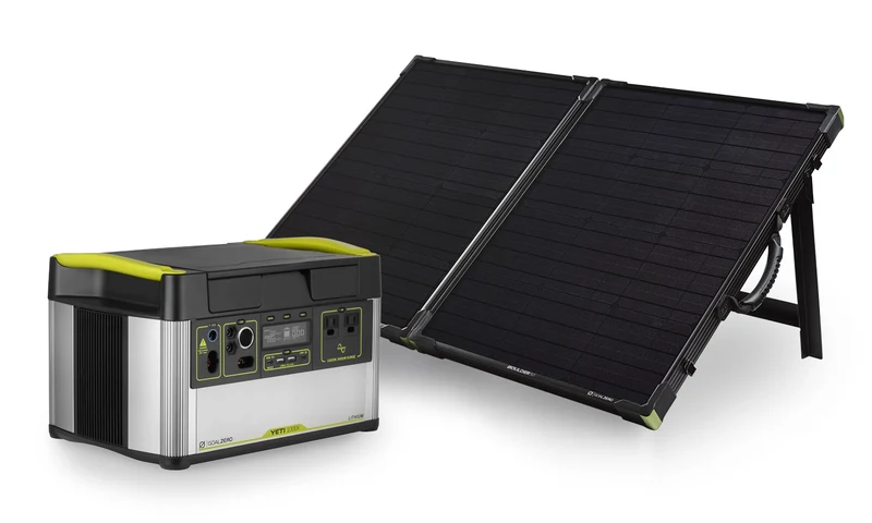 Yeti 1000X + Boulder 100 BC Solar Generator