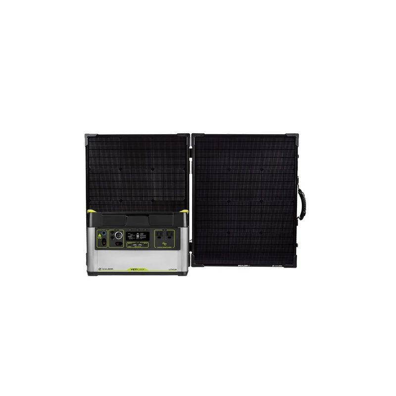 Yeti 1000X + Boulder 100 BC Solar Generator