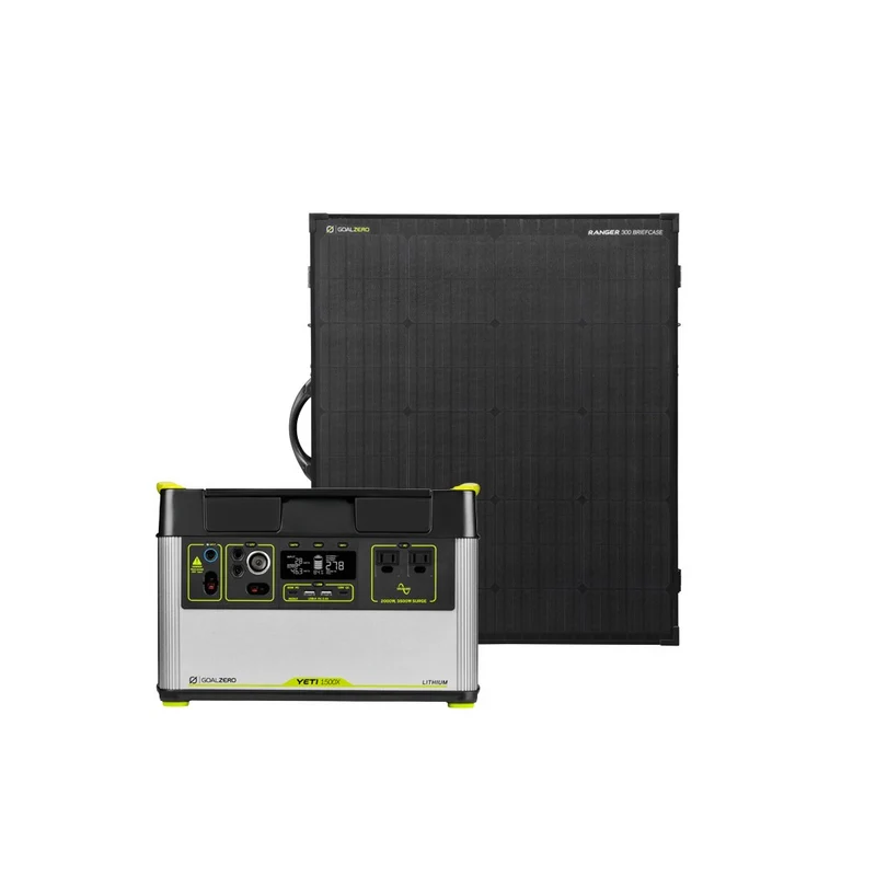 Yeti 1500X + Ranger 300 BC Solar Generator