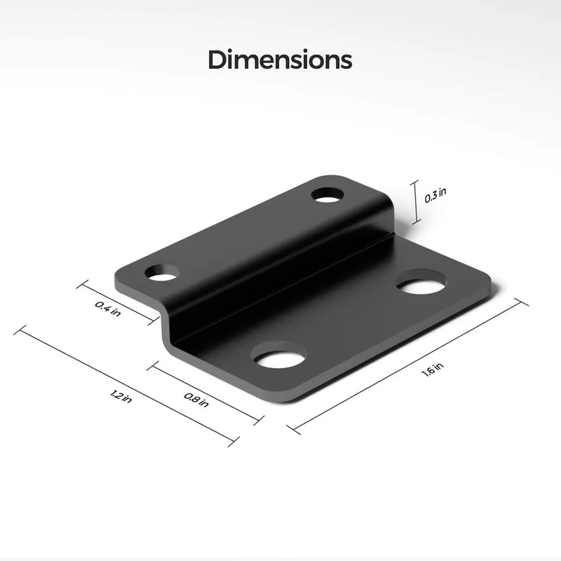 Renogy Mounting Brackets for 12V 200Ah Pro LiFePO4 Batteries (Set of 4)